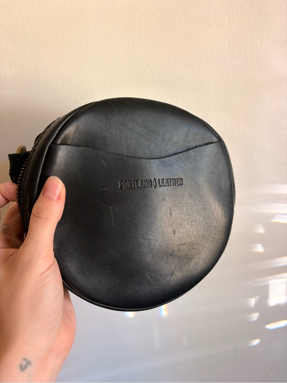 Portland Leather Goods Small Circle Crossbody